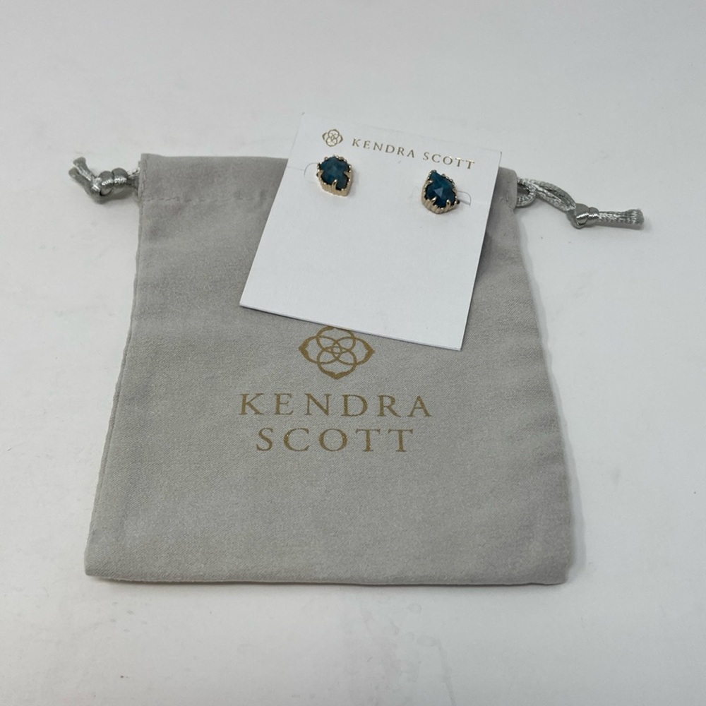 Kendra Scott Aqua Apatite Earrings